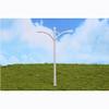 szzijia 10pcs N Gauge 1:150 Scale Model Street Light Lamppost Layout Dual Heads Lamp view 1