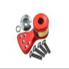 Aluminum Hi-Torque Servo Saver For 25T Spline Output Shaft (L) - 1Pc Red view 1