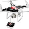 MightySkins Skin Compatible with DJI Phantom 4 Quadcopter Drone wrap Cover Sticker Skins Evil Clown view 1