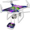 MightySkins Skin Compatible with DJI Phantom 4 Quadcopter Drone wrap Cover Sticker Skins Hard Wired view 1