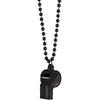 Amscan Whistle Bead Necklace Sports Noisemakers Accessory, Black, 36" Party Favors, 2" view 1