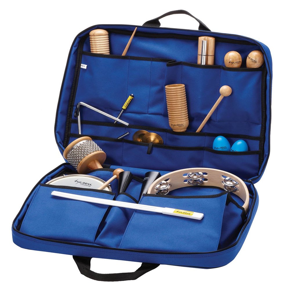 Tycoon Percussion Tycoon Piece Percussion Pack-Contains 12 Different Instruments and A Carry Bag (TPPSS-HL)