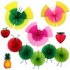 11-Piece Deluxe Spring Honeycomb Decoration Set - Caterpillar, Fruit, and Butterflies view 1