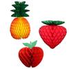 11-Piece Deluxe Spring Honeycomb Decoration Set - Caterpillar, Fruit, and Butterflies view 3