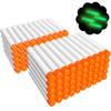 AMOSTING 100PCS Refill Darts for Nerf N Strike Elite 2.0 Series Glow in The Dark Bullets Pack  Compatible with All Elite Blasters White view 1