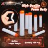 AMOSTING 100PCS Refill Darts for Nerf N Strike Elite 2.0 Series Glow in The Dark Bullets Pack  Compatible with All Elite Blasters White view 3