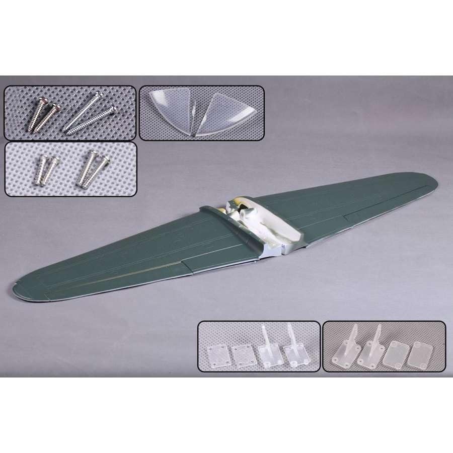 Fms Main Wing Green Zero 1400mm- FMMMJ102GRN Replacement Airplane Parts