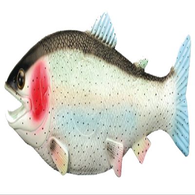 4pc ( BULK LOT ) Realistic Jumbo Size Fake 13 inch Rubber Trout Fish