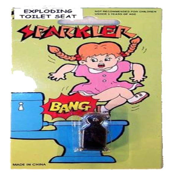 4 Pieces of Exploding Toilet Seat Pranks - Scare Your Friends with this Gag