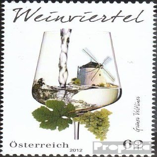 Austria 3033 (Complete.Issue.) 2012 Wine (Stamps for Collectors) Glass/Ceramics/Porcelain