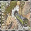 Austria 3020 (Complete.Issue.) 2012 Railway (Stamps for Collectors) Trains/Railway/funicular view 1