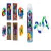 Set of 5 Assorted Tangle Jr Fidget Toys: Original Textured Fuzzy Relax view 1