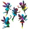 Baker Ross-AG836 Fairy Scratch Art Magnets (Pack of 10) For Kids Party Bag Fillers, 10 pack, Assorted view 4