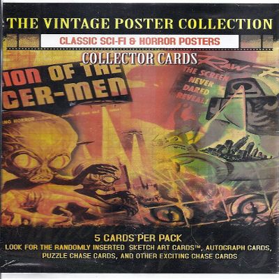 The Vintage Poster Collection Collector Cards (Classic Sci-Fi Horror Posters)