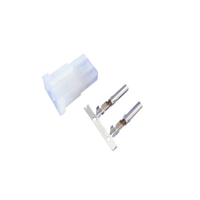 Jamara 90938 2 Pieces AMP Socket with Housing, Gold, Multi Color