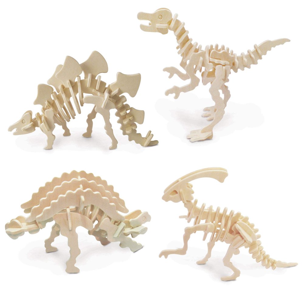 Dinosaur Set 2 - QUAY Woodcraft Construction Kit FSC