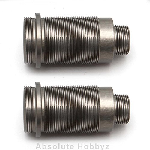 Team Associated Front 16x25mm Threaded Shock Bodies, Aluminum (2)