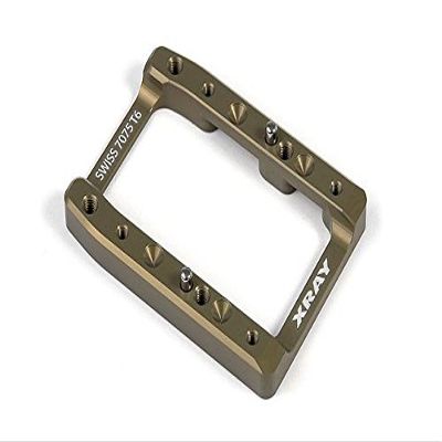 XRAY XB808 Alu One-Piece Engine Mount 7075 T6 - Hard Coated