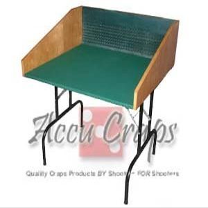 AccuCraps Double-Sized Craps Practice Table with Legs - Foam Underlayment