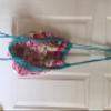 Crocheted Fat Bottom Granny Square Purse Gym Bag Diaper Bag Dance Bag view 3