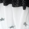 Piccolina Boutique Nursery & Kids Room Curtain Aqua & White Stars-decorative High Quality Tab Top Curtain Kids Curtain, for Boys or Girls view 3