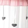 Piccolina Boutique Nursery & Kids Room Curtain Aqua & White Stars-decorative High Quality Tab Top Curtain Kids Curtain, for Boys or Girls view 4