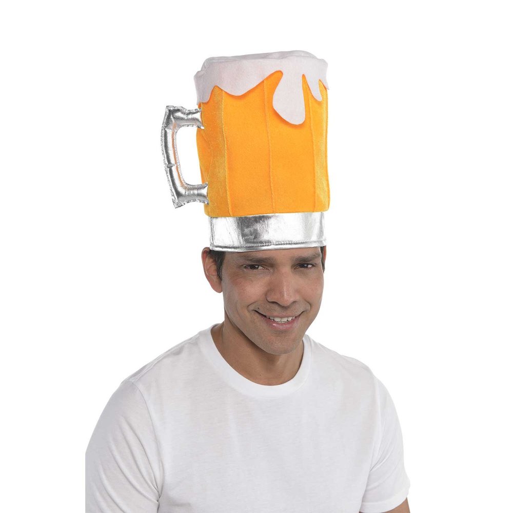 Amscan Beer Hat Party Supplies, 8 1/2" x 9", Multicolor