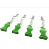 Hot Racing AC03EZ05 Silver Bent Body Clips 22mm Long .82mm Wire (4) view 1