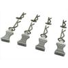 Hot Racing AC03EZ08 Silver Bent Body Clips 21.8mm Long 1.14mm Wire (4) view 1