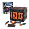 EKIND 100 Pcs Suction Darts Refill Pack Foam Bullet Compatible for NERF N-Strike Series Blaster (Black) view 1