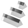 Amlong Crystal 2.5 Inch, 4 inch, 6 inch Optical Glass Triangular Prism for Teaching Light Spectrum Physics and Photo Photography Prism, Set of 3 view 1
