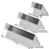 Amlong Crystal 2.5 Inch, 4 inch, 6 inch Optical Glass Triangular Prism for Teaching Light Spectrum Physics and Photo Photography Prism, Set of 3 view 2