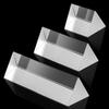 Amlong Crystal 2.5 Inch, 4 inch, 6 inch Optical Glass Triangular Prism for Teaching Light Spectrum Physics and Photo Photography Prism, Set of 3 view 3
