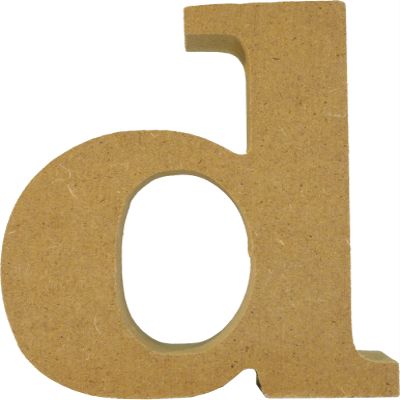 dyantexi Wood Motif Alphabet Letter Lowercase D EE1 5103