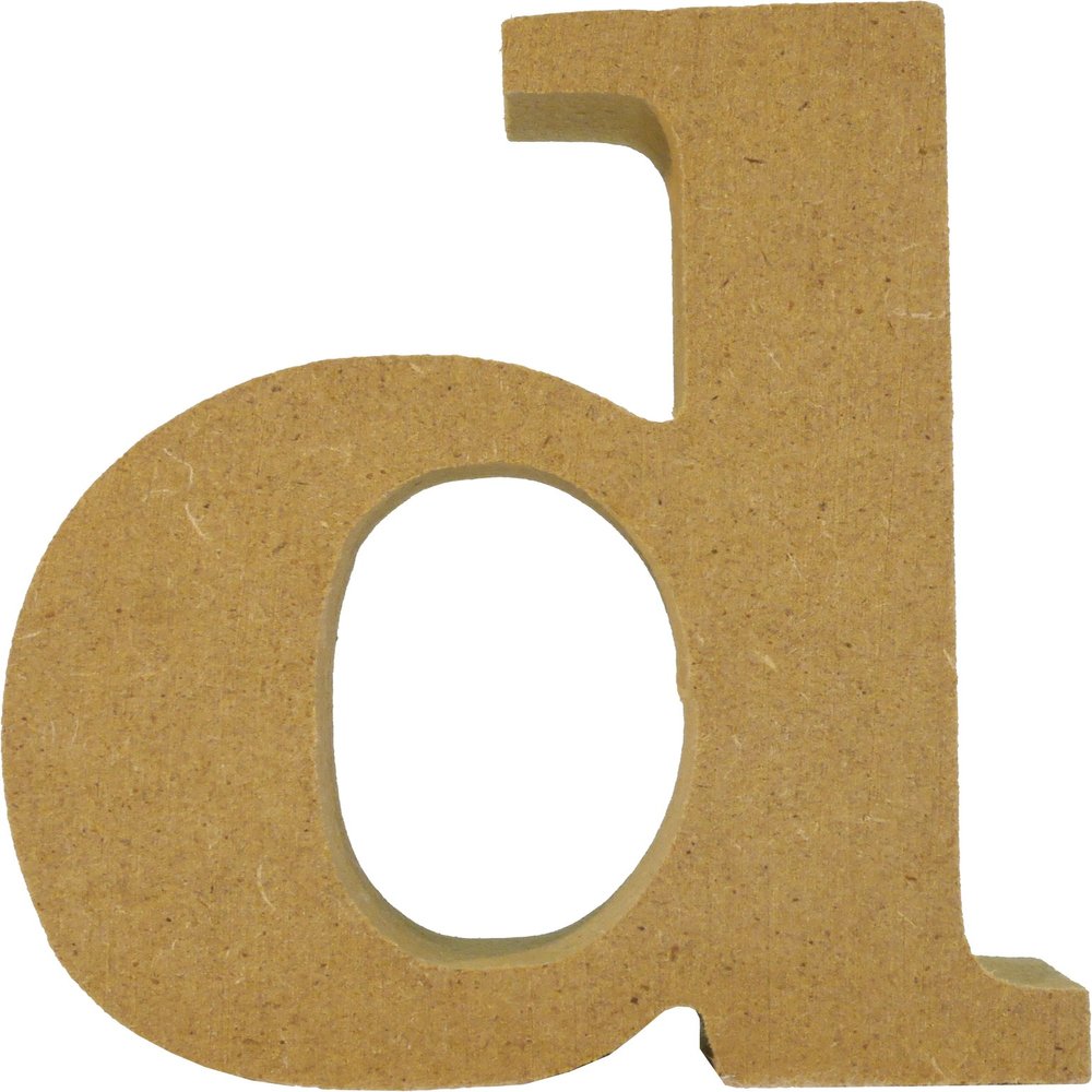 dyantexi Wood Motif Alphabet Letter Lowercase D EE1 5103