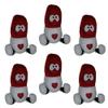 5" Inch Plush Giggling Happy Pill in Red and White (Set of 6) view 1
