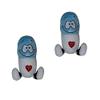 5" Inch Plush Giggling Happy Pill in Blue and White (Set of 2) view 1