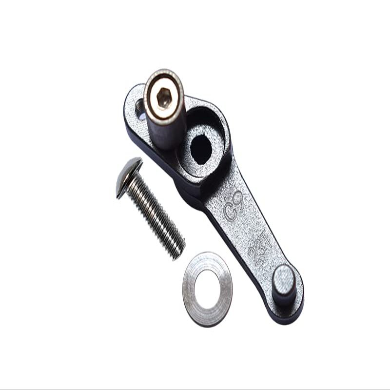 GPM For Kyosho Motorcycle NSR500 Upgrade Parts Aluminum Servo Arm 23T (C9) - 1Pc Set Gray Silver