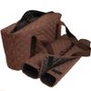 American-Wholesaler Inc. New! - Empty Mahjong Bag - Brown Quilted Soft Bag by Linda Li - Empty Bag Only view 1