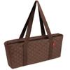 American-Wholesaler Inc. New! - Empty Mahjong Bag - Brown Quilted Soft Bag by Linda Li - Empty Bag Only view 2