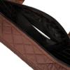 American-Wholesaler Inc. New! - Empty Mahjong Bag - Brown Quilted Soft Bag by Linda Li - Empty Bag Only view 3