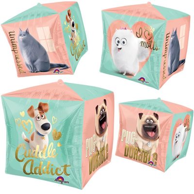 15" Secret Life of Pets Cubez Mylar Balloon
