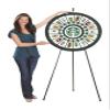 Prize Wheel for Prizes  31" Prize Wheel Game for Trade Shows  Super-Durable ABS Plastic with A Clear Top Panel and A Powder-Coated Steel Frame (18 Slot, Floor Stand) view 1
