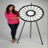 Prize Wheel for Prizes  31" Prize Wheel Game for Trade Shows  Super-Durable ABS Plastic with A Clear Top Panel and A Powder-Coated Steel Frame (18 Slot, Floor Stand) view 3