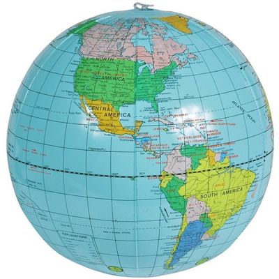 16 Inch World Globe Inflates Pack of 24