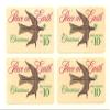 1974 US Postage Stamp Block Of 4 Precancel 10 Cents Peace On Earth Scott #1552 view 1