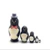 BuyRussianGifts Penguin Russian Nesting Dolls 5 Piece Set 4 inch Tall view 2
