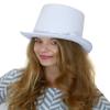 Funny Party Hats White Costume Felt Top view 3