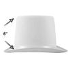 Funny Party Hats White Costume Felt Top view 4