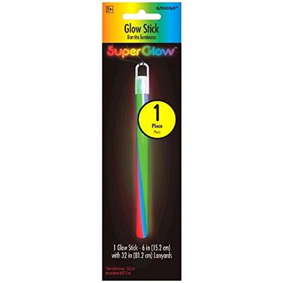 AmscanSwizzle Glow Party Necklace, 6"